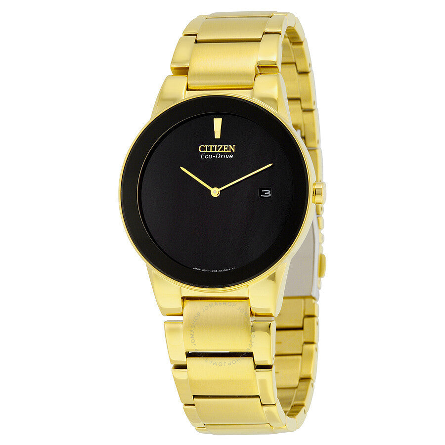 Citizen Axiom Black Dial Gold-tone Men's Watch AU1062-56E - Dawson Watches