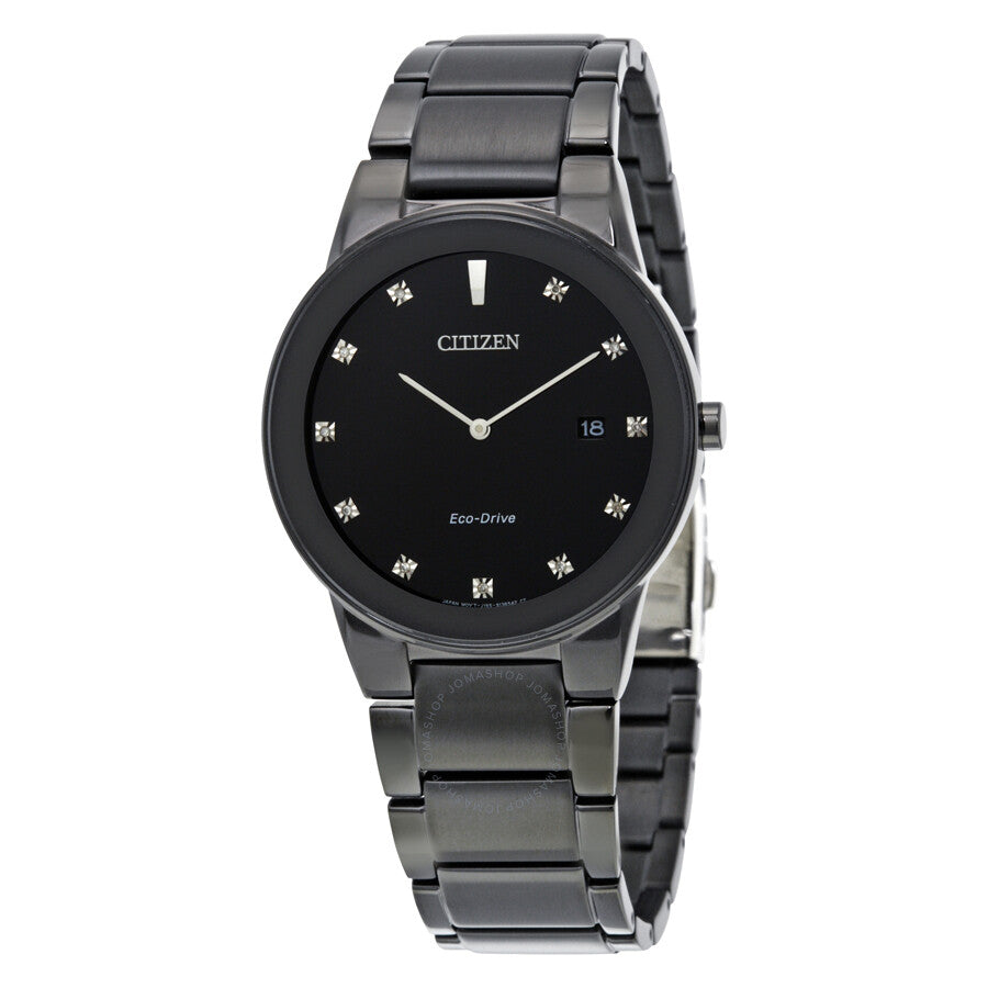 Citizen Axiom Black Dial Men's Watch AU1065-58G - Dawson Watches