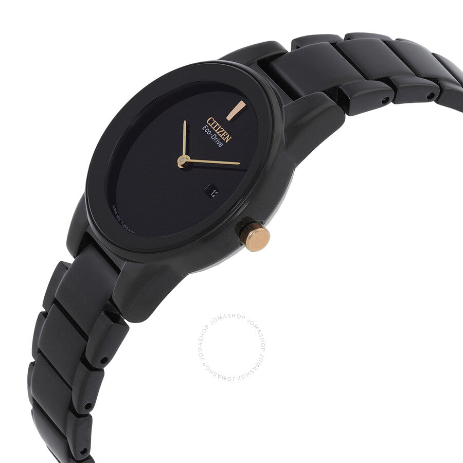 Citizen Axiom Black Dial Stainless Steel Ladies Watch GA1055-57F - Dawson Watches #2