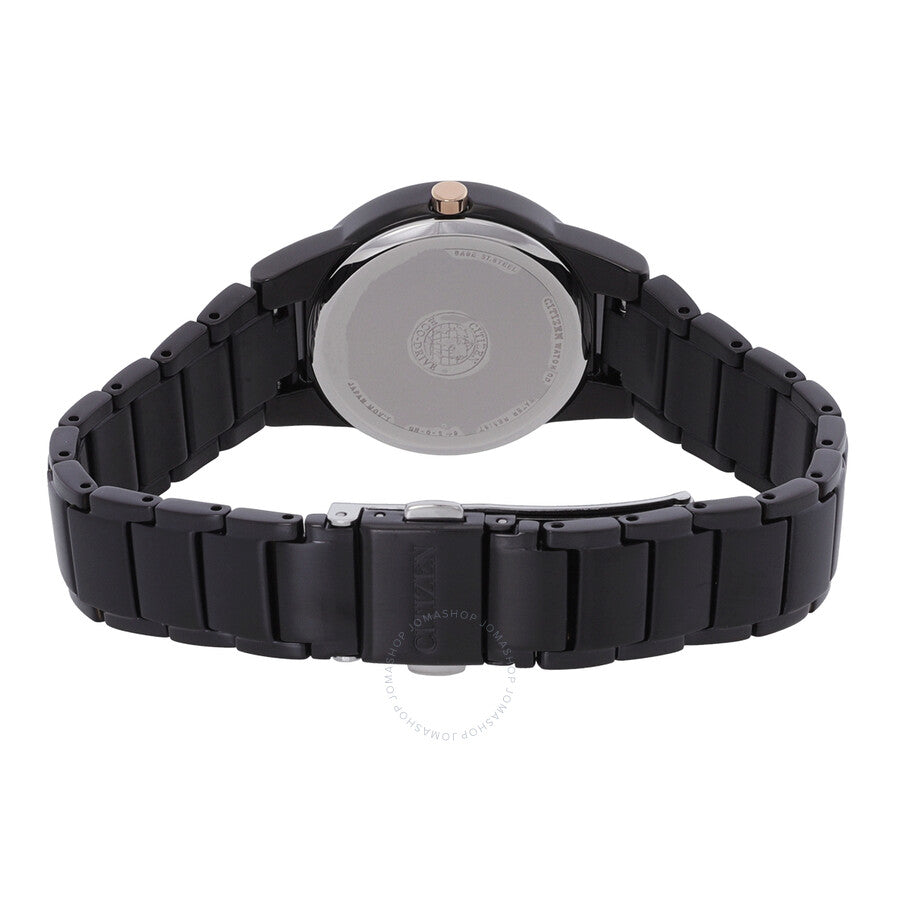 Citizen Axiom Black Dial Stainless Steel Ladies Watch GA1055-57F - Dawson Watches #3