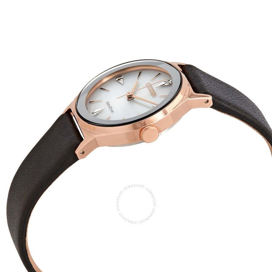 Citizen Axiom Eco-Drive Diamond Accented Dial Ladies Watch EM0733-08A - Dawson Watches #2