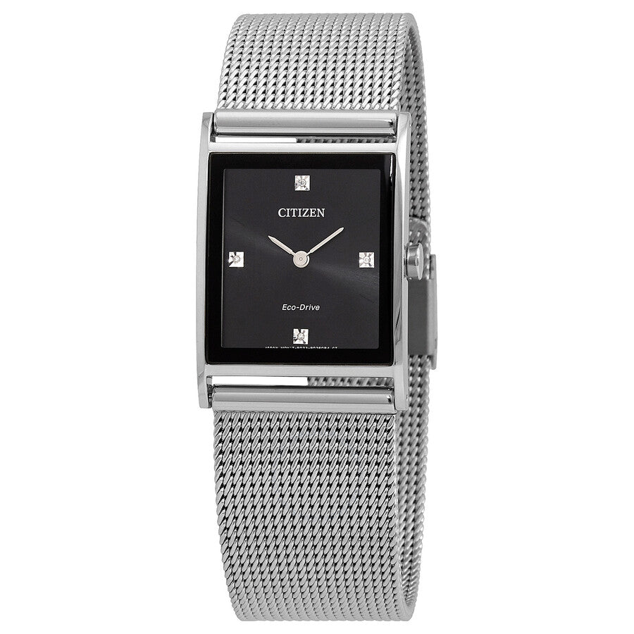 Citizen Axiom Diamond Black Dial Unisex Watch BL6000-55E - Dawson Watches