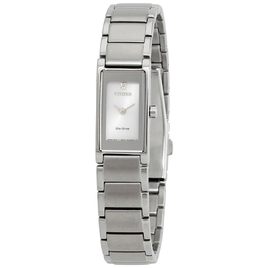Citizen Axiom Diamond Silver Dial Ladies Watch EG7050-54A - Dawson Watches