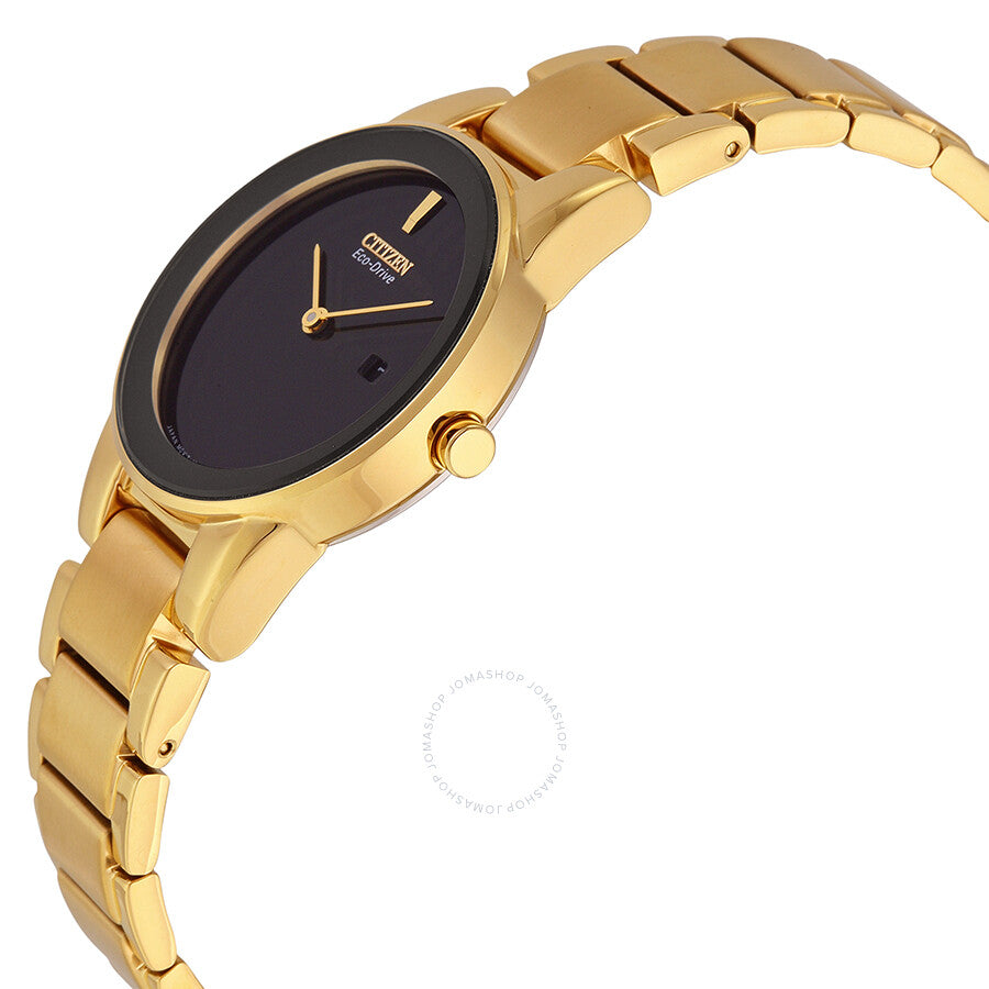 Citizen Axiom Black Dial Yellow Gold-tone Ladies Watch GA1052-55E - Dawson Watches #2