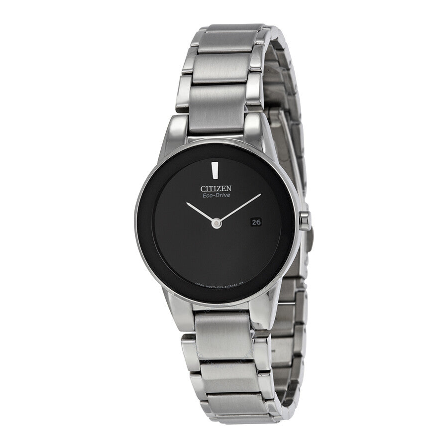 Citizen Axiom Eco Drive Black Dial Ladies Watch GA1050-51E - Dawson Watches