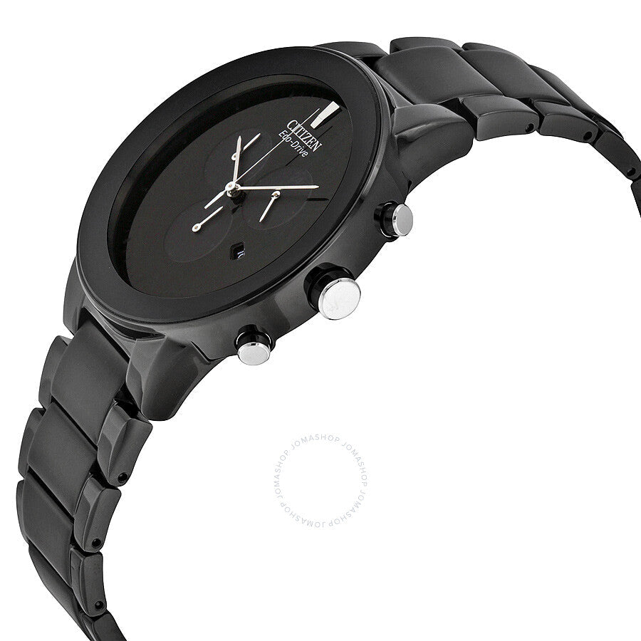 Citizen Axiom Eco-Drive Chronograph Black Dial Watch AT2245-57E - Dawson Watches #2