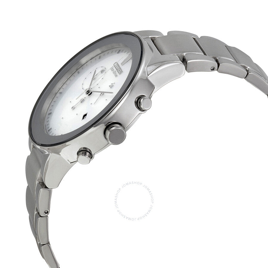 Citizen Axiom Eco-Drive Chronograph Stainless Steel Men's Watch AT2240-51A - Dawson Watches #2