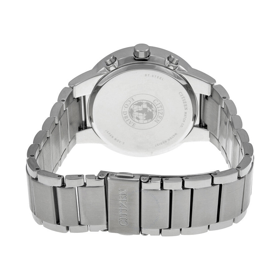 Citizen Axiom Eco-Drive Chronograph Stainless Steel Men's Watch AT2240-51A - Dawson Watches #3