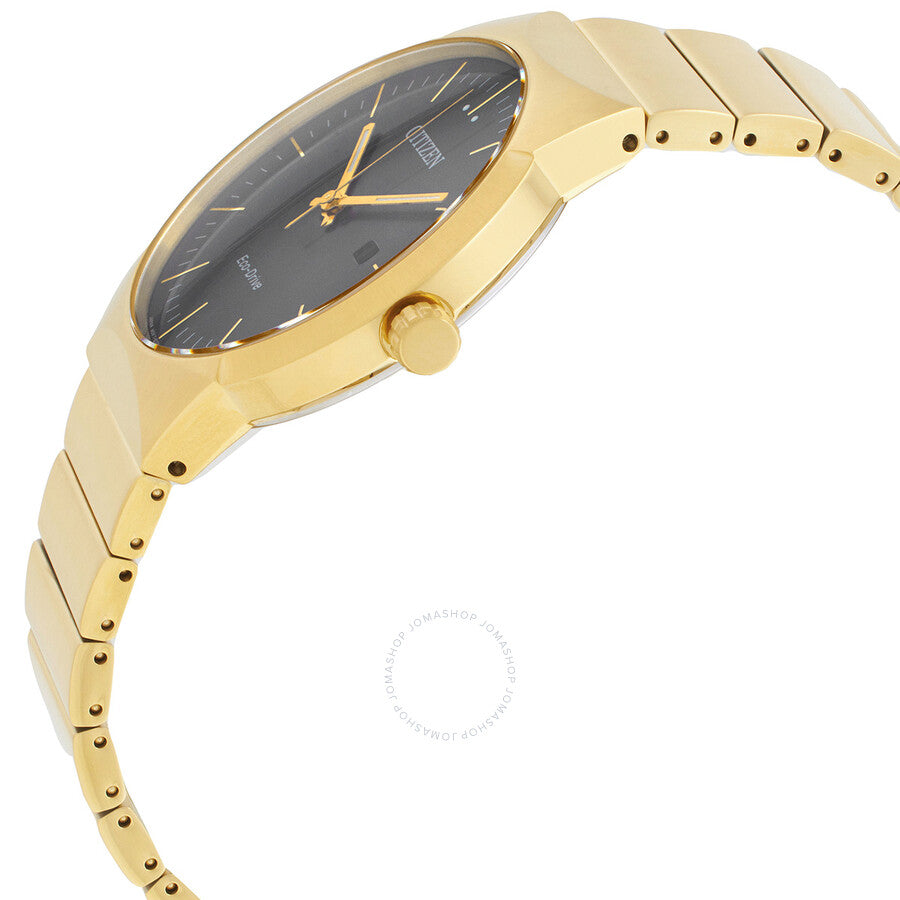 Citizen Axiom Eco-Drive Black Dial Unisex Watch BM7582-56E - Dawson Watches #2