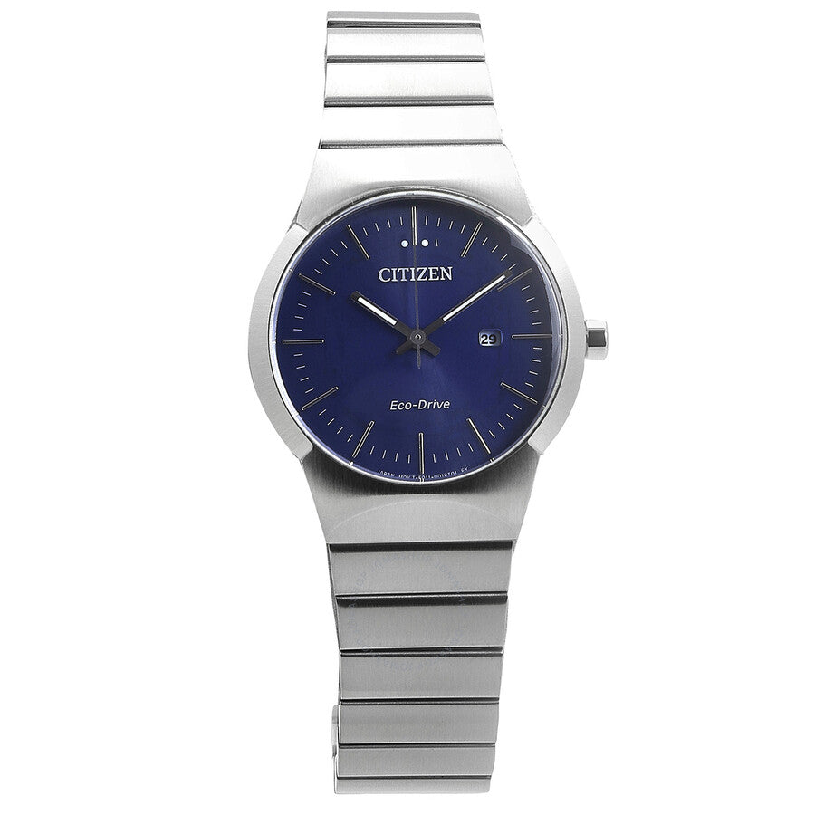 Citizen Axiom Eco-Drive Blue Dial Ladies Watch EW2670-53L - Dawson Watches