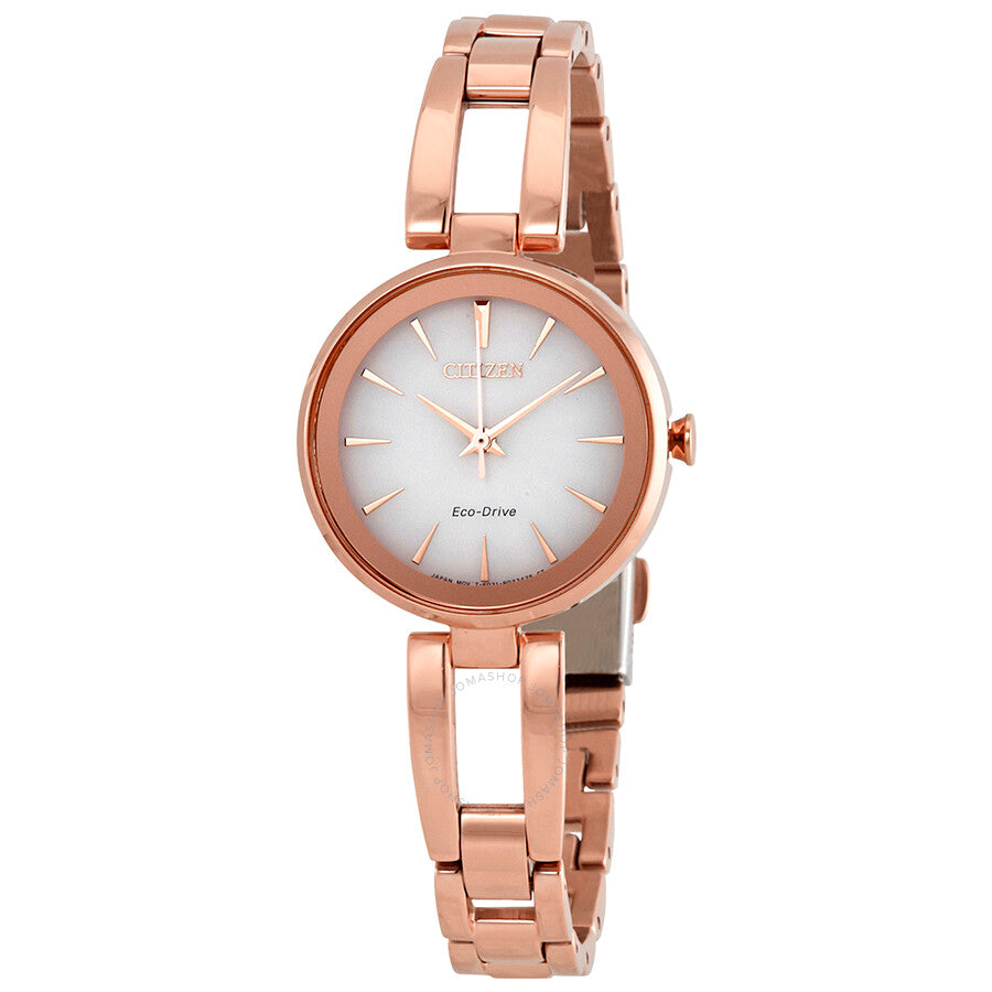 Citizen Axiom Silver Dial Ladies Watch EM0633-53A - Dawson Watches