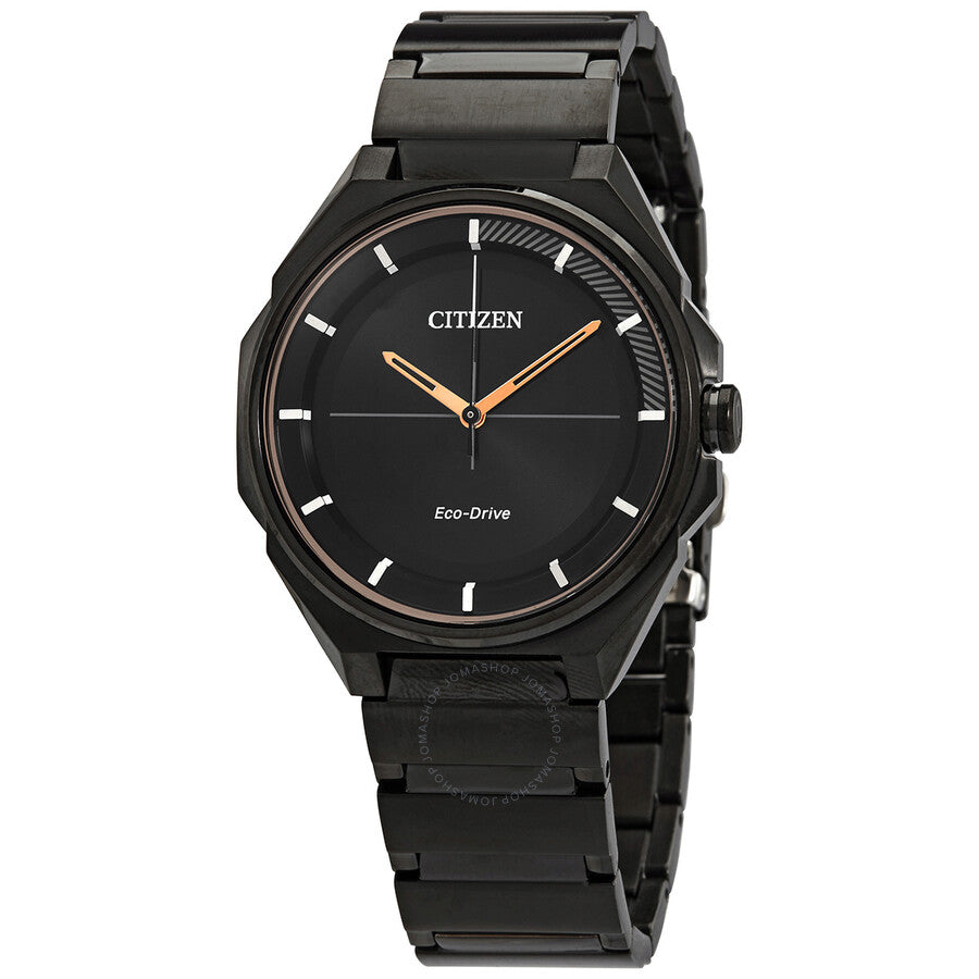 Citizen Black Dial Black Ion-plated Men's Watch BJ6535-51E - Dawson Watches
