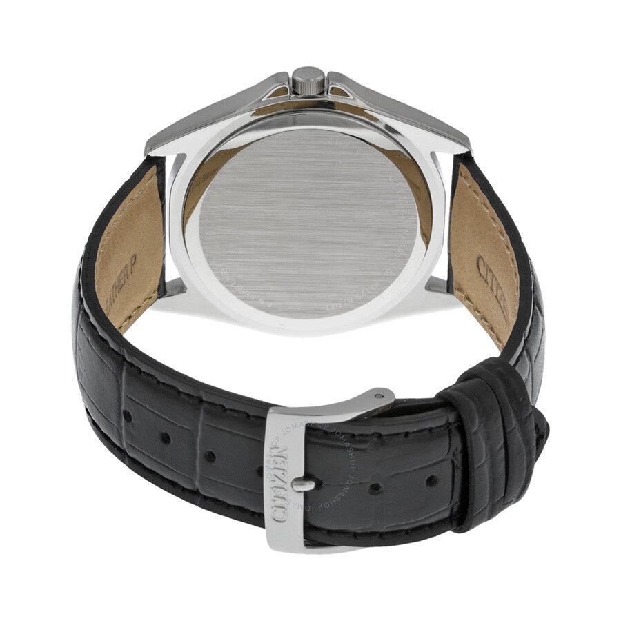 Citizen Black Dial Black Leather Men's Watch BF0580-06E - The Watches Men & Co #3
