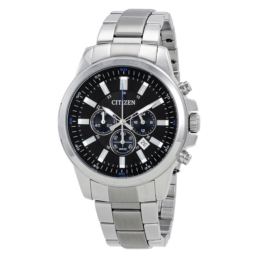 Citizen Black Dial Men's Chronograph Watch AN8080-50E - Dawson Watches