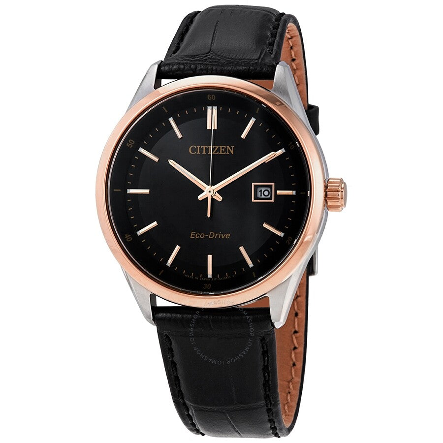 Citizen Eco-Drive Black Dial Men's Watch BM7254-12E - Dawson Watches