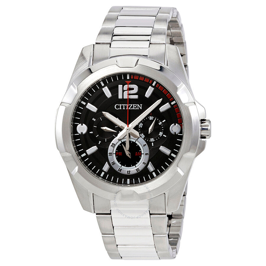 Citizen Black Dial Men's Multifunction Quartz Watch AG8330-51F - Dawson Watches