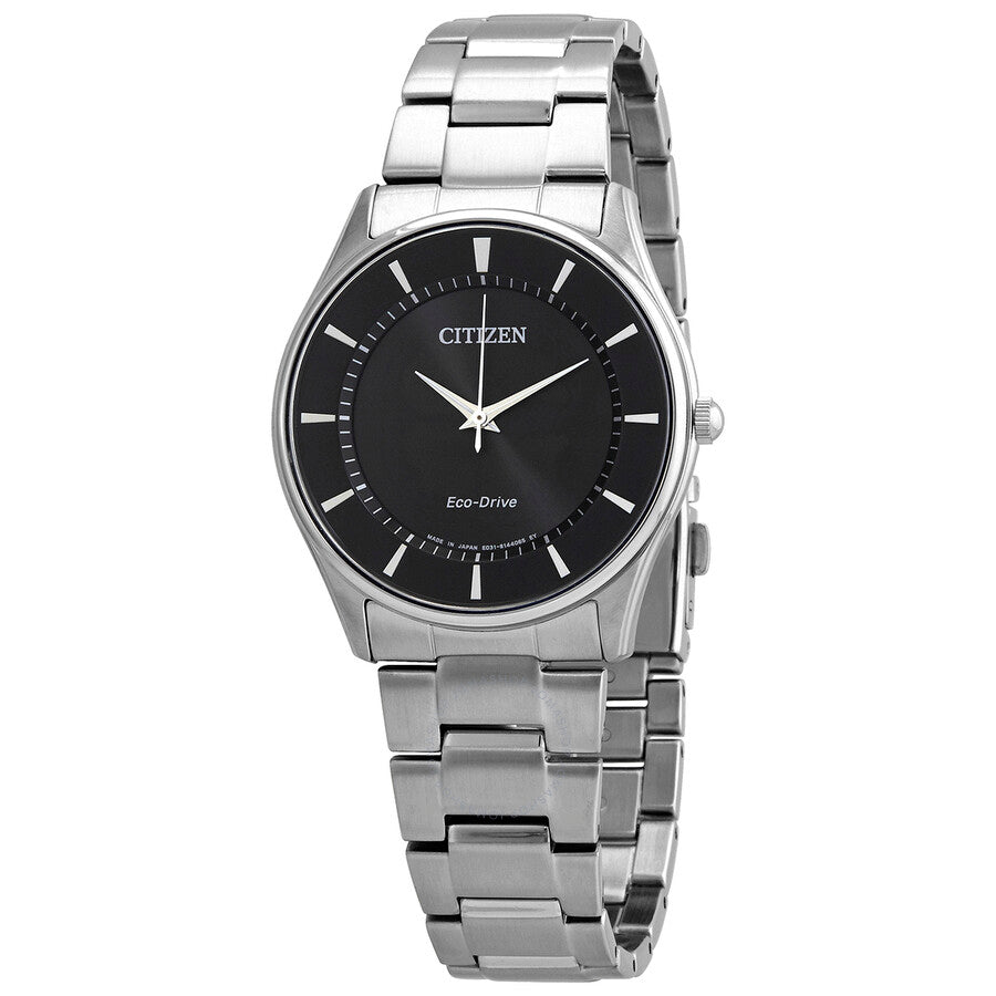 Citizen Eco-Drive Black Dial Men's Watch BJ6480-51E - Dawson Watches