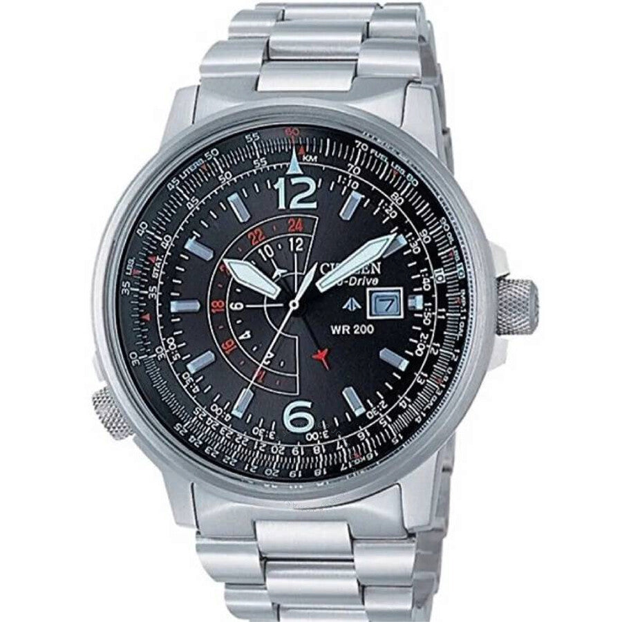 Citizen Eco-Drive Black Dial Men's Watch BJ7010-59E - Dawson Watches
