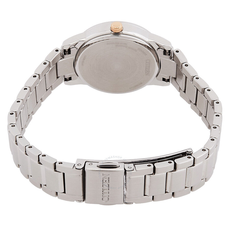 Citizen Black Dial Stainless Steel Band Ladies Watch EW2317-76E - Dawson Watches #3