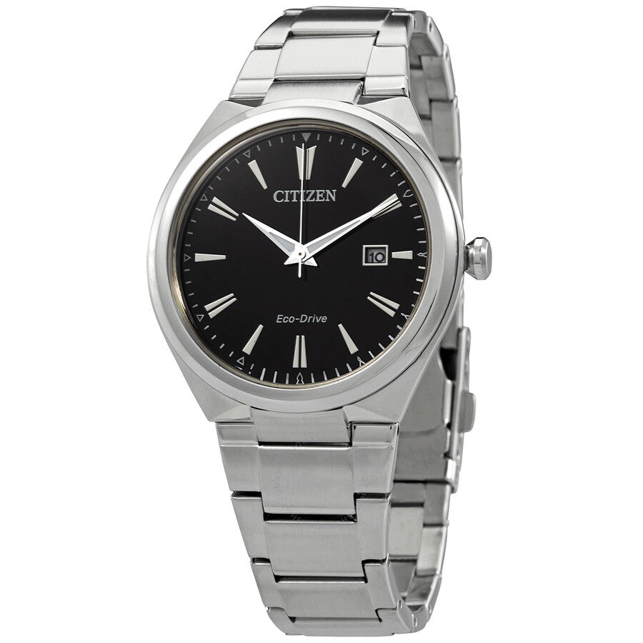 Citizen Black Dial Stainless Steel Men's Watch AW1370-51F - Dawson Watches