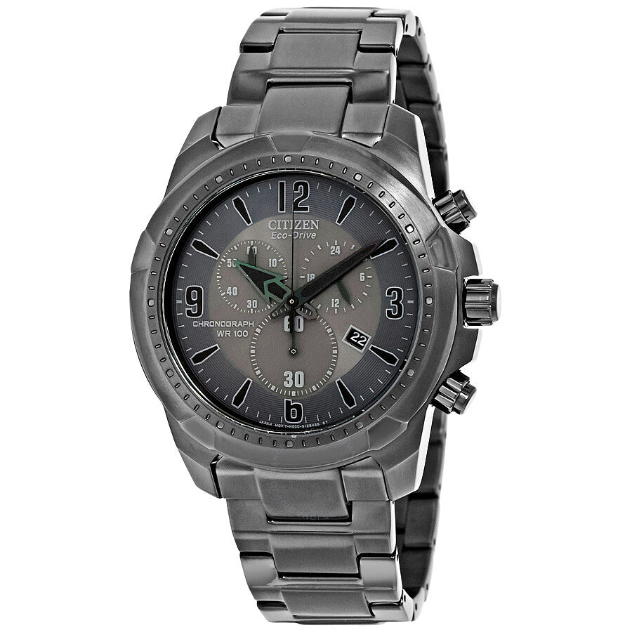 Citizen Blackout Solar Chronograph Men's Watch AT2265-50H - Dawson Watches