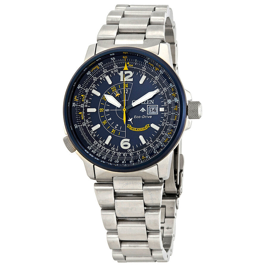 Citizen Blue Angels Promaster Nighthawk Eco-Drive Blue Dial Men's Watch BJ7006-56L - Dawson Watches