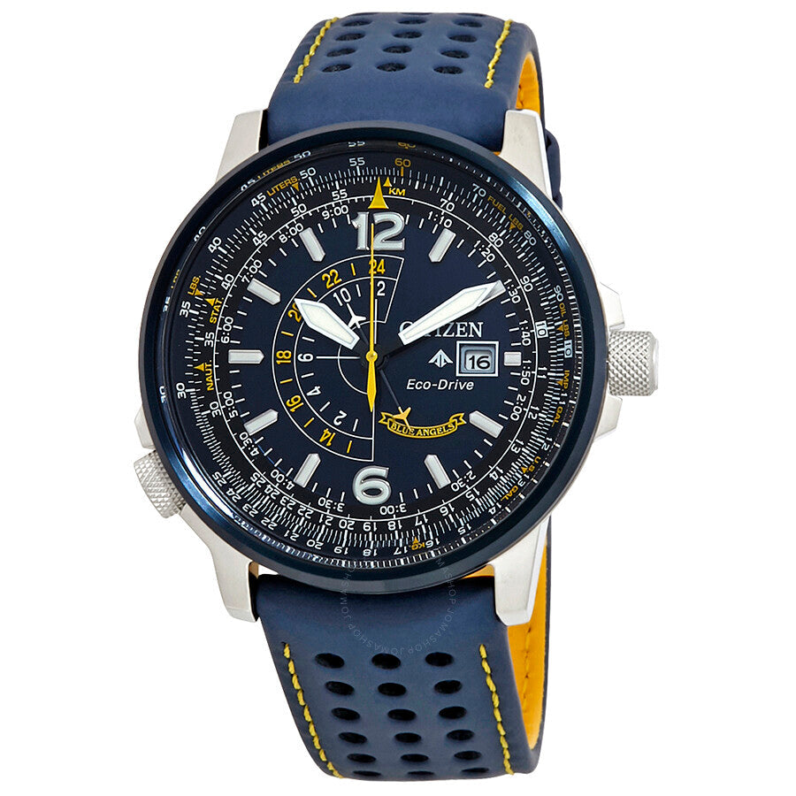 Citizen Blue Angels Promaster Nighthawk Eco-Drive Blue Dial Men's Watch BJ7007-02L - Dawson Watches
