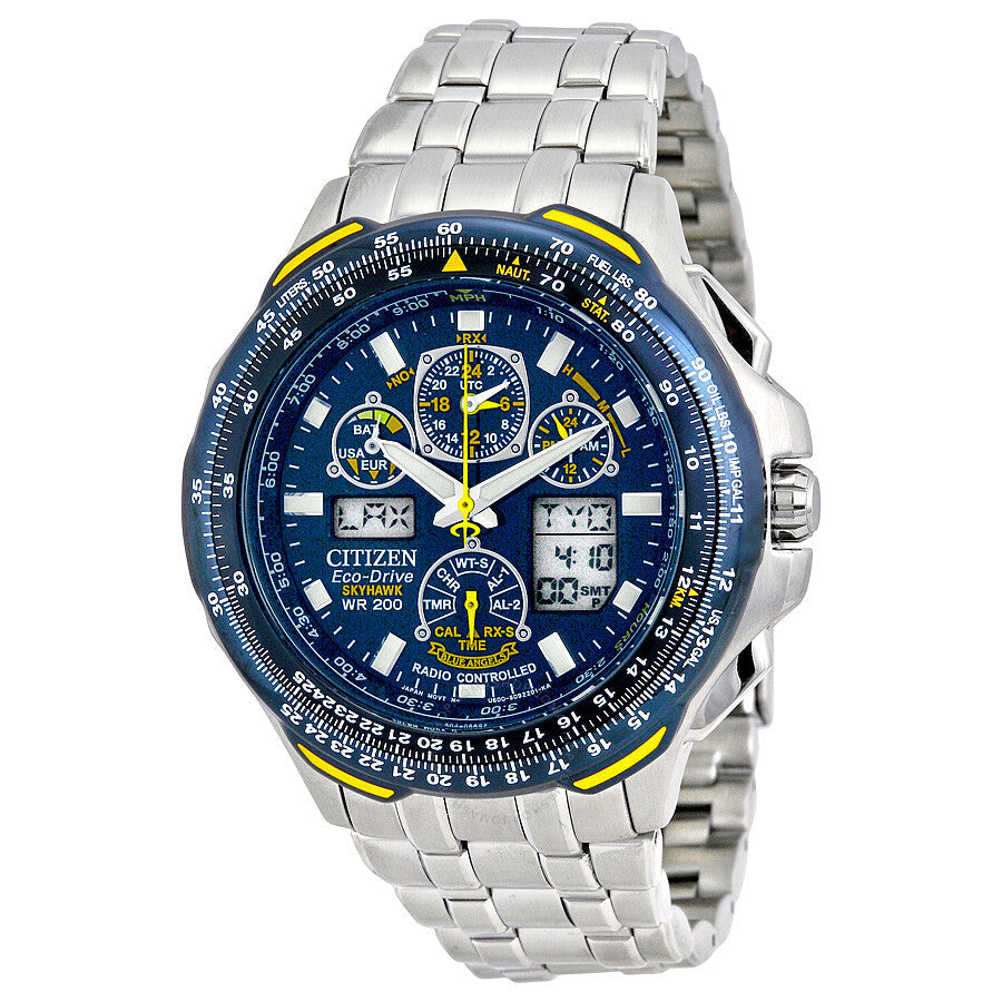Citizen Blue Angels Skyhawk A-T Eco Drive Men's Watch JY0040-59L - Dawson Watches