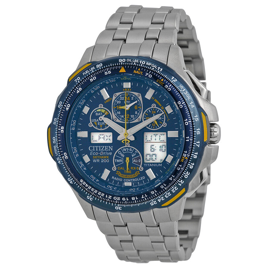 Citizen Blue Angels Skyhawk A-T Men's Titanium Watch JY0050-55L - Dawson Watches