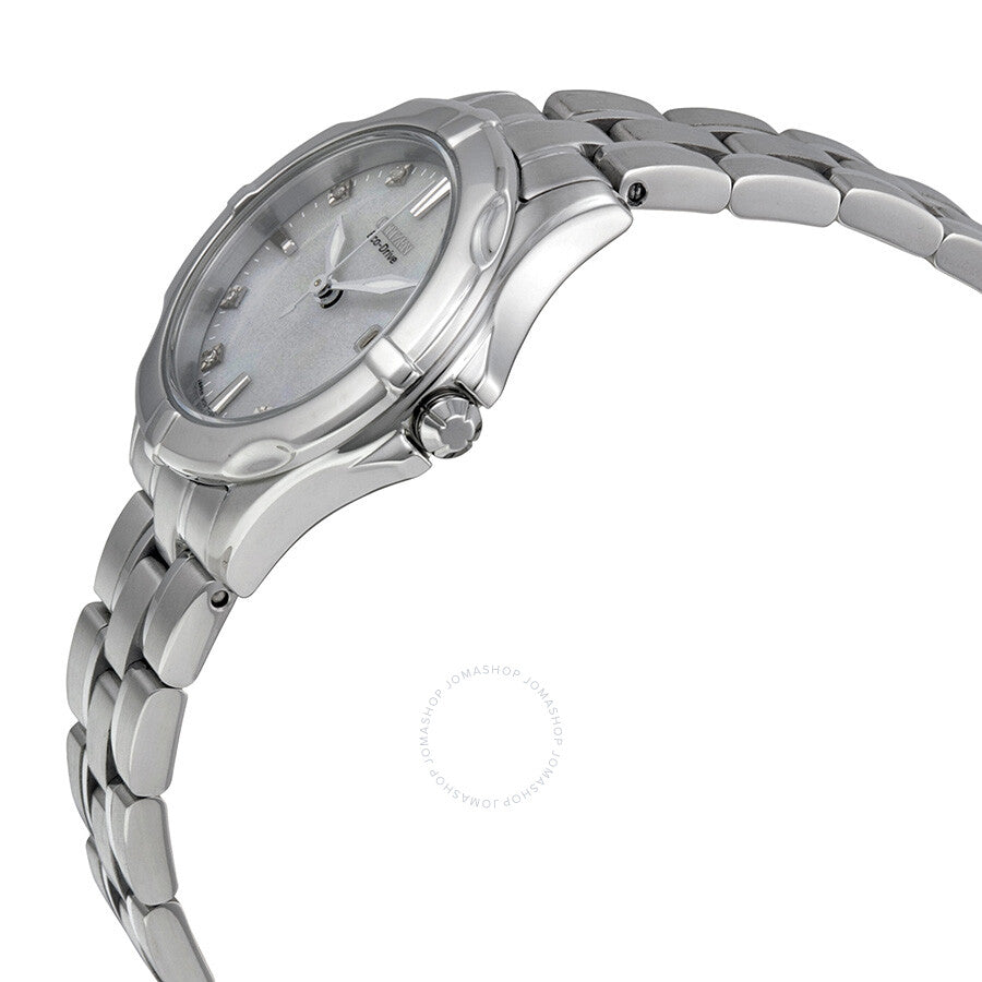 Citizen Eco-Drive Diamond Mother of Pearl Dial Ladies Watch EW1930-50D - Dawson Watches #2