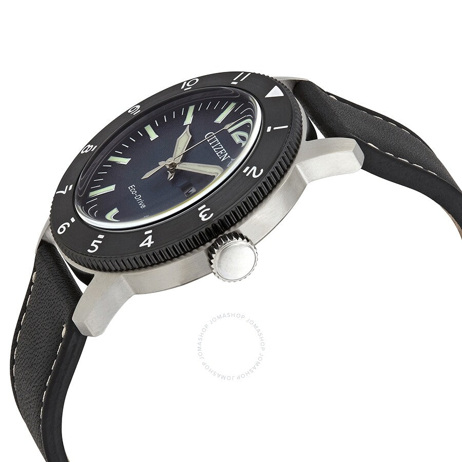 Citizen Brycen Eco-Drive Blue Dial Men's Watch AW0078-08L - Dawson Watches #2