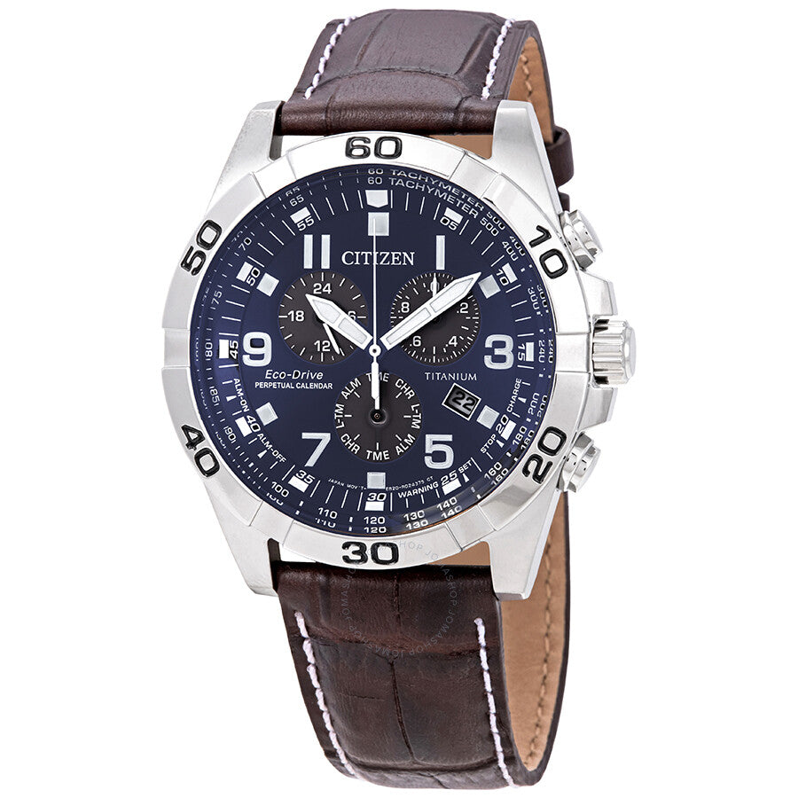 Citizen Brycen Chronograph Dark Blue Dial Men's Watch BL5551-06L - Dawson Watches