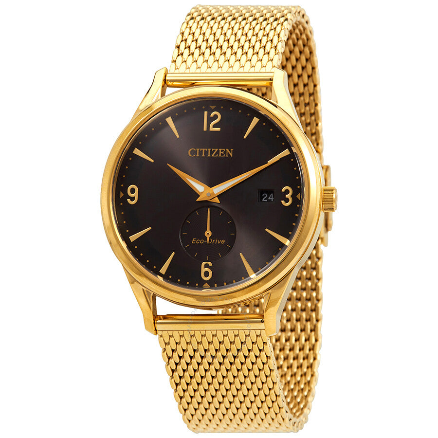 Citizen BTW Black Dial Yellow Gold-tone Men's Watch BV1112-56E - Dawson Watches