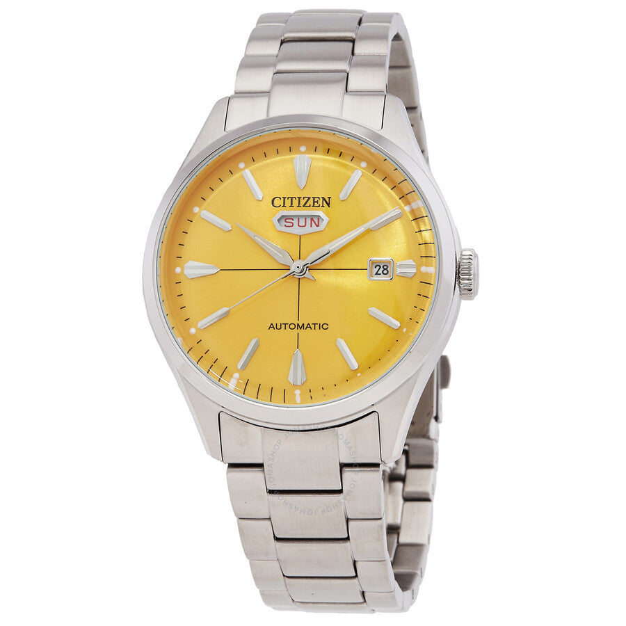 Citizen C7 Automatic Yellow Dial Men's Watch NH8391-51Z - Dawson Watches