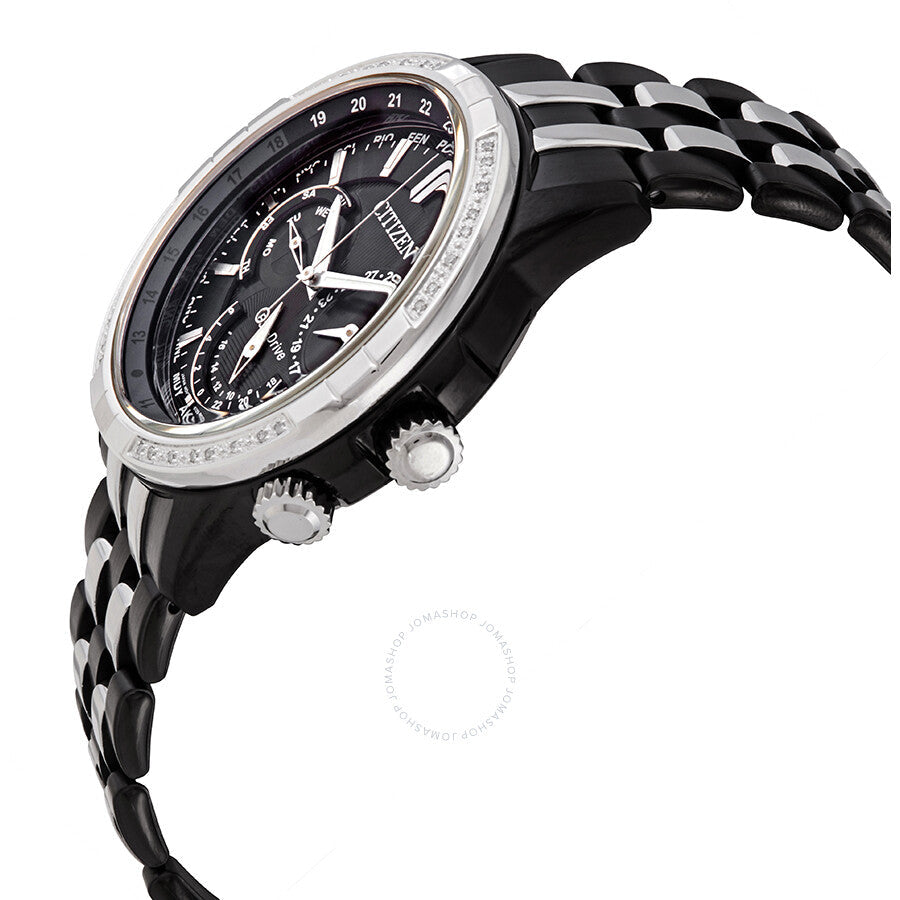 Citizen Calendrier Diamond Black Dial Men's Watch BU2088-50E - Dawson Watches #2
