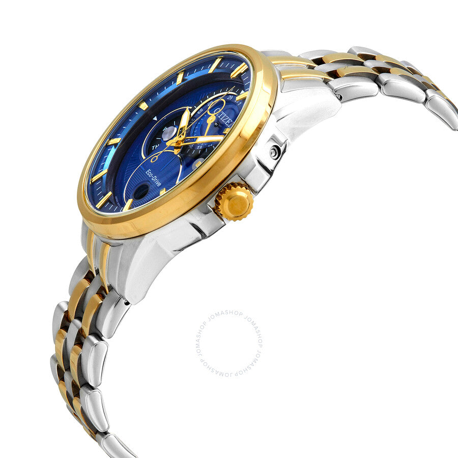 Citizen Calendrier Multi-function Blue Dial Two-tone Men's Watch BU0054-52L - Dawson Watches #2