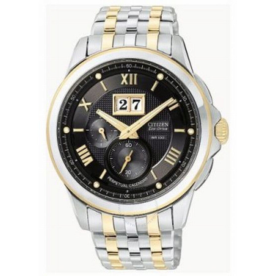 Citizen Calibre 3100 Eco-Drive Two-Tone Perpetual Calendar Men's Watch BT0004-57E - Dawson Watches