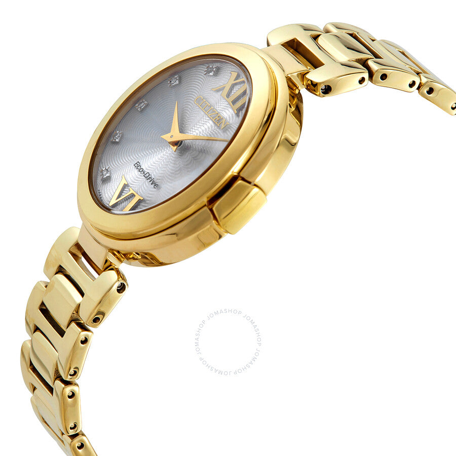 Citizen Capella Diamond Silver Dial Ladies Watch EX1512-53A - Dawson Watches #2