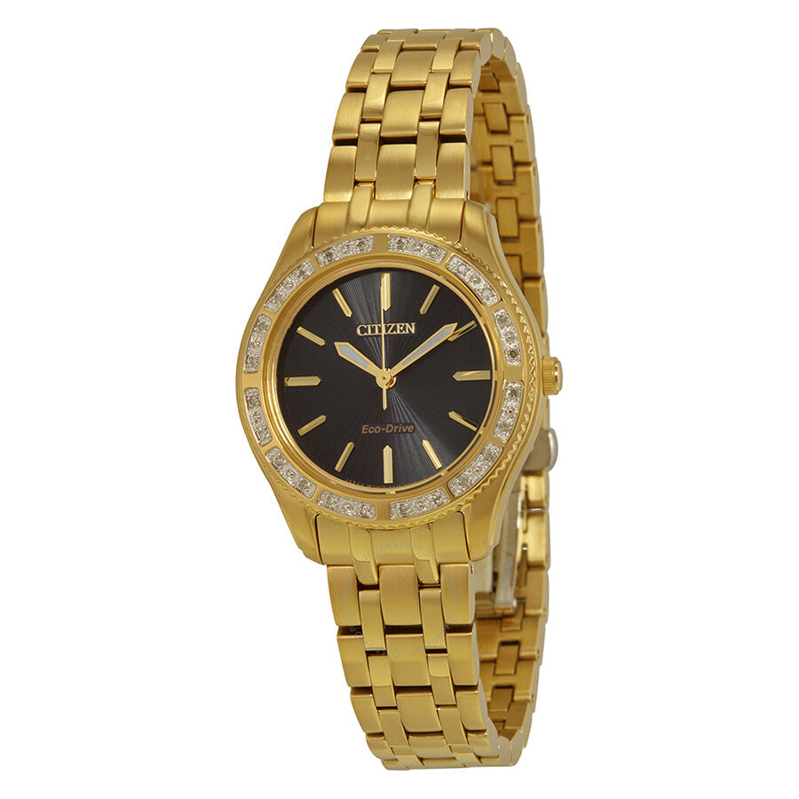 Citizen Carina Black Dial Ladies Watch EM0242-51E - Dawson Watches