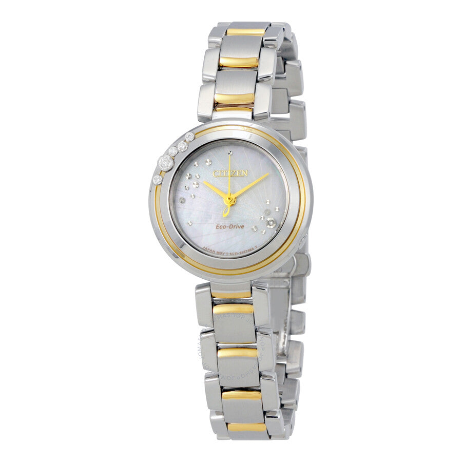 Citizen Carina Mother of Pearl Dial Ladies Watch EM0464-59D - Dawson Watches