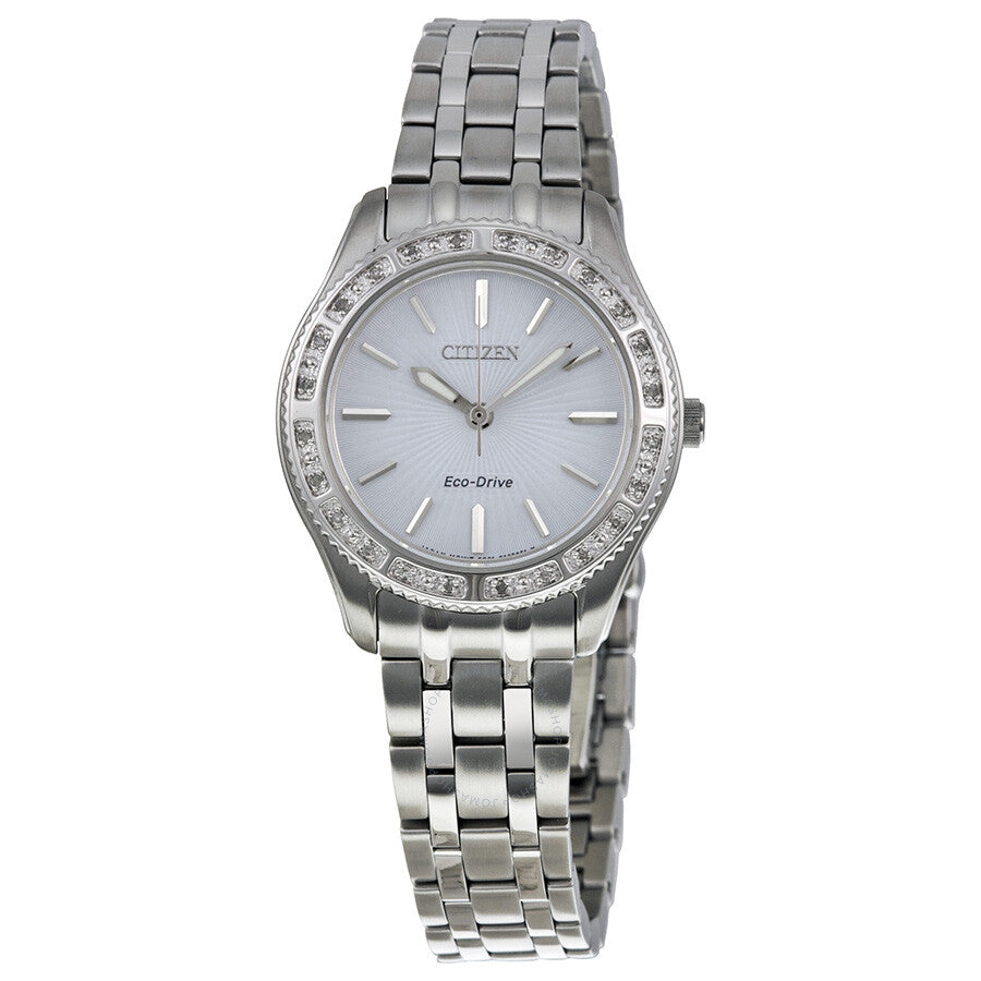 Citizen Carina White Dial Stainless Steel Ladies Watch EM0240-56A - Dawson Watches