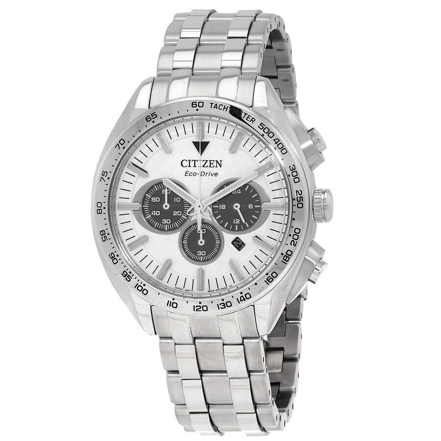 Citizen Carson Chronograph Silver Dial Men's Watch CA4540-54A - Dawson Watches