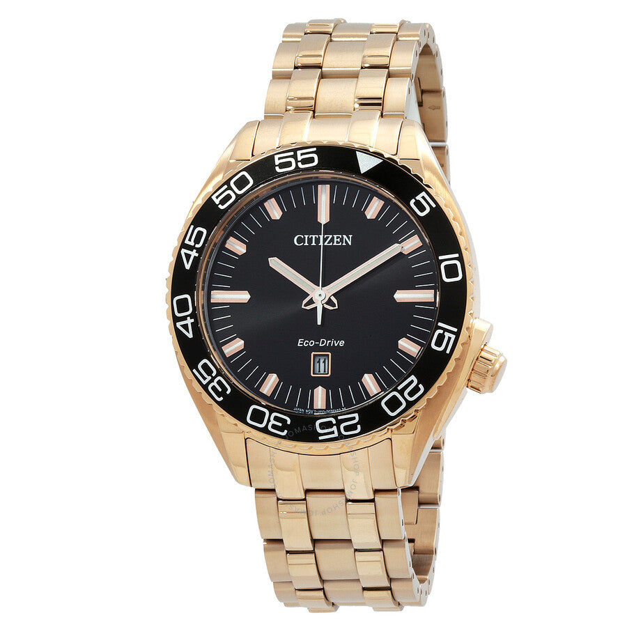 Citizen Carson Eco-Drive Black Dial Men's Watch AW1773-55E - Dawson Watches