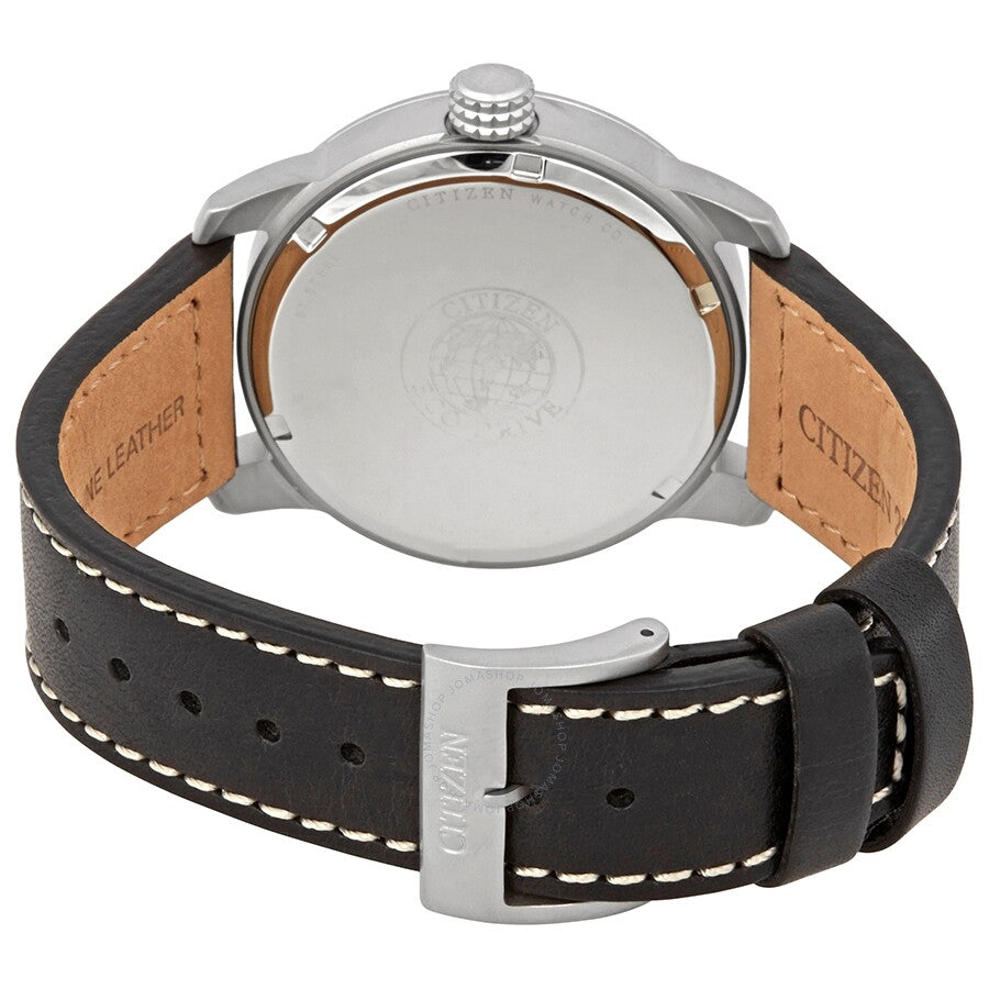 Citizen Chandler Black Dial Black Leather Men's Watch BM8471-01E - Dawson Watches #3