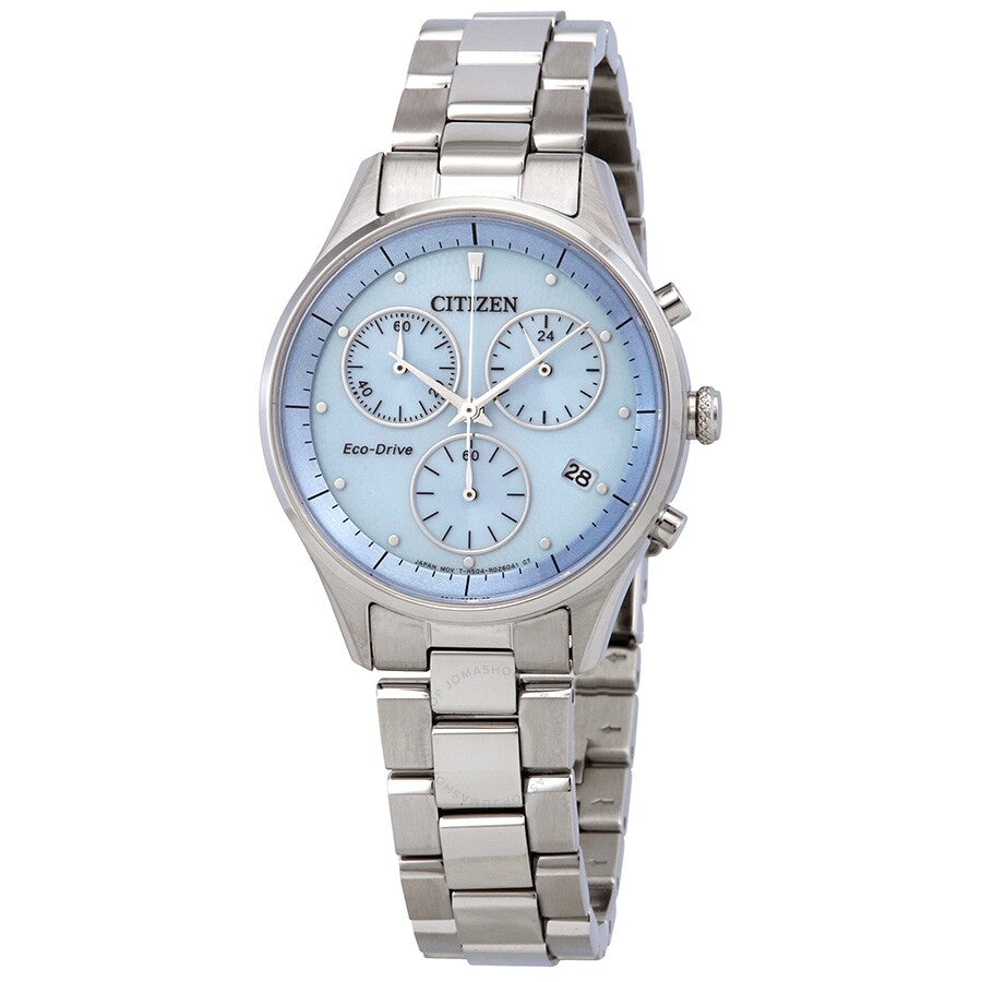 Citizen Chandler  Chronograph Blue Dial Ladies Watch FB1440-57L - Dawson Watches