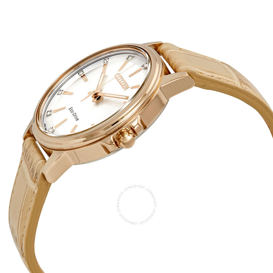 Citizen Chandler Eco-Drive Diamond Silver Dial Ladies Watch FE7033-08A - Dawson Watches #2