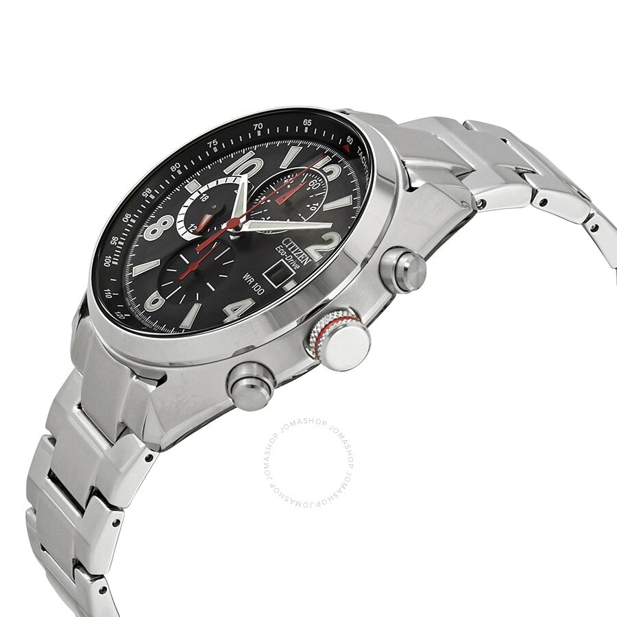 Citizen Chandler Eco-Drive Chronograph Black Dial Men's Watch CA0368-56E - Dawson Watches #2
