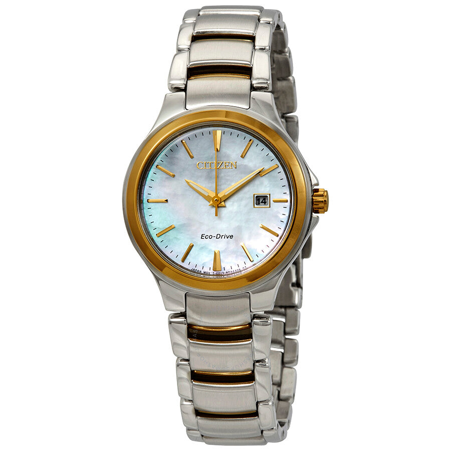 Citizen Chandler Light Blue Mother of Pearl Dial Ladies Watch EW2524-55N - Dawson Watches