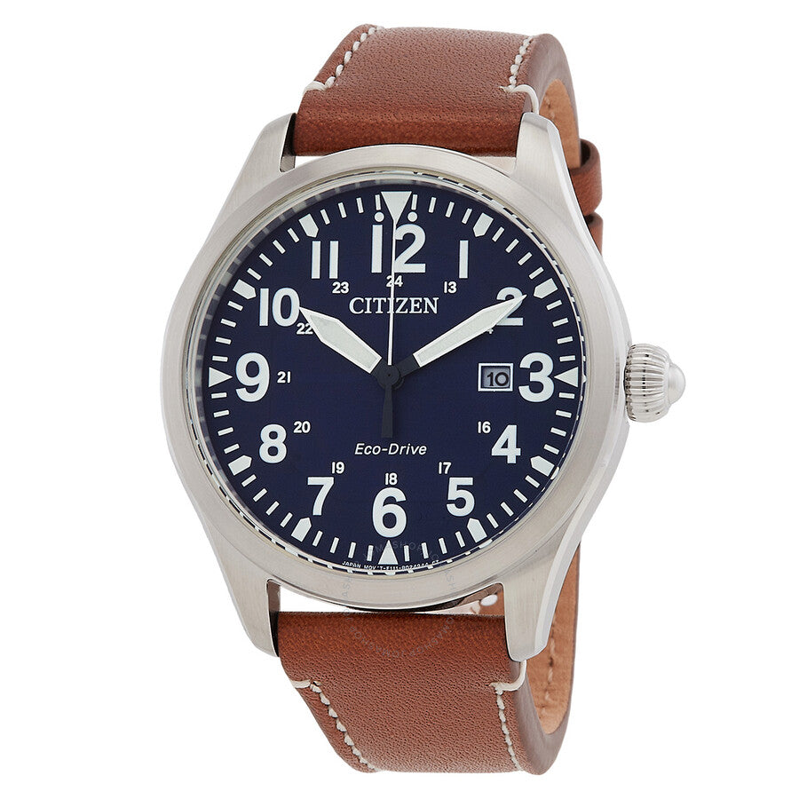 Citizen Chandler Military Eco-Drive Blue Dial Men's Watch BM6838-17L - Dawson Watches