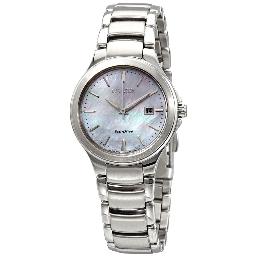 Citizen Chandler Eco-Drive Pink Mother of Pearl Dial Ladies Watch EW2520-56Y - Dawson Watches
